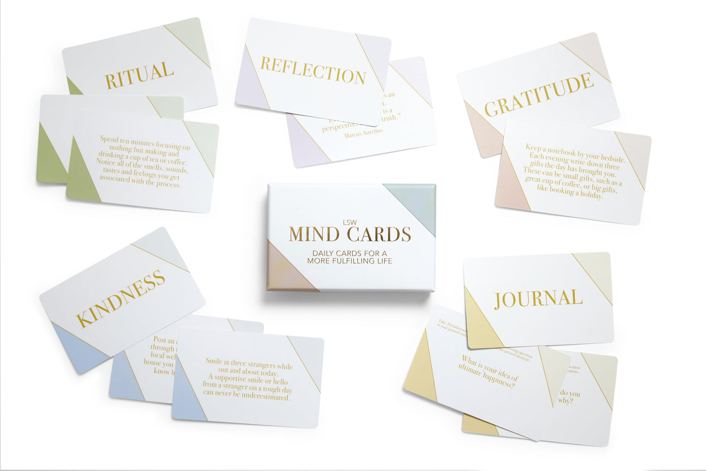 Mind Cards: Wellbeing Cards, Self Care And Wellness Gift